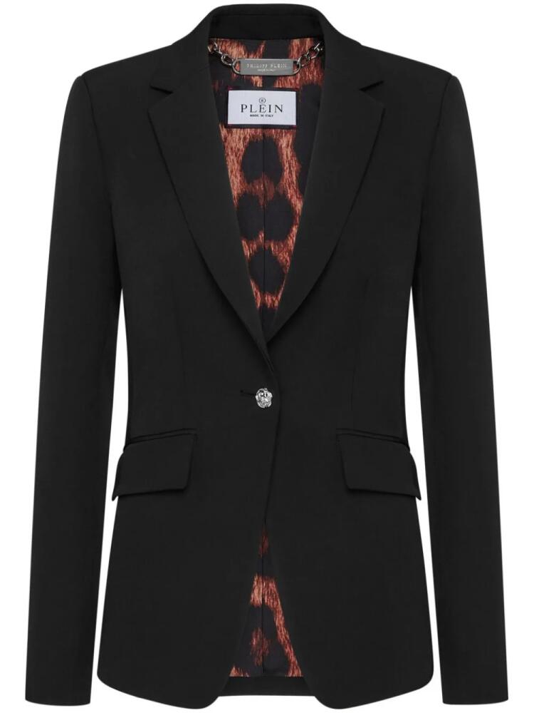 Philipp Plein crystal-skull blazer - Black Cover