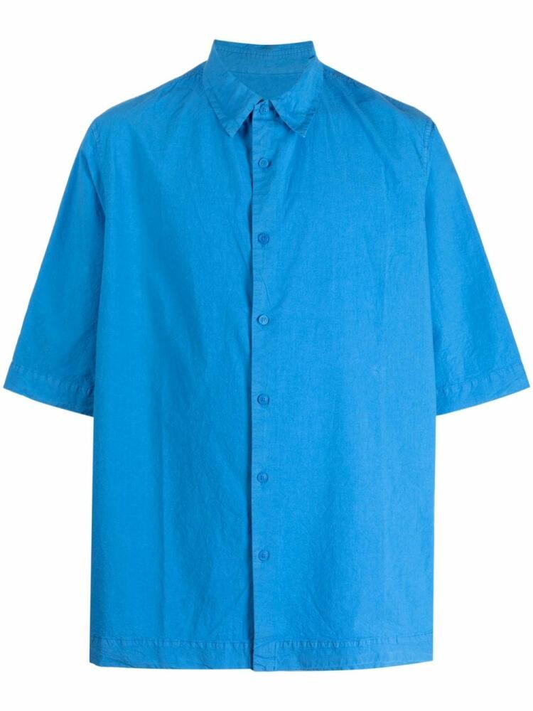 Casey Casey Double Dyed Steven cotton shirt - Blue Cover