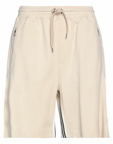 Neil Barrett Man Shorts & Bermuda Shorts Beige Viscose, Polyester, Elastane Cover