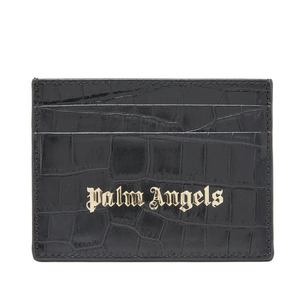 Palm Angels Men's Logo Card Holder in Black Cover