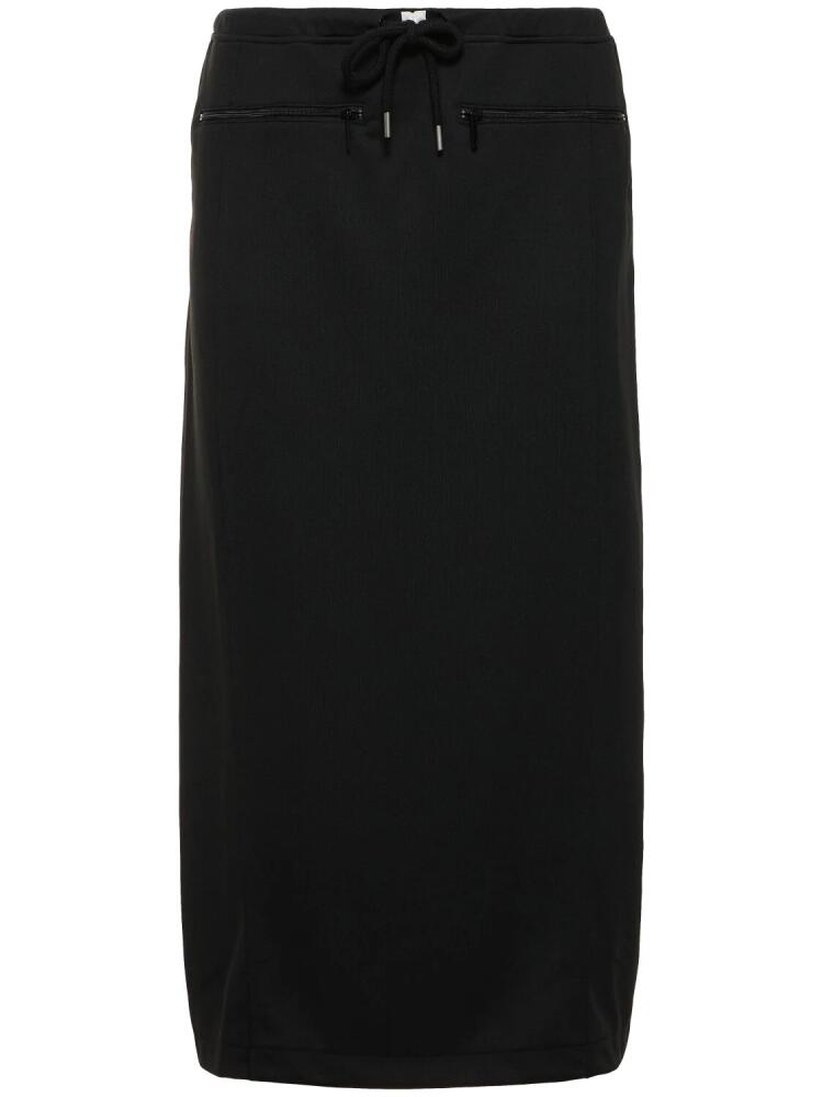 COURREGES Drawstring Maxi Skirt Cover