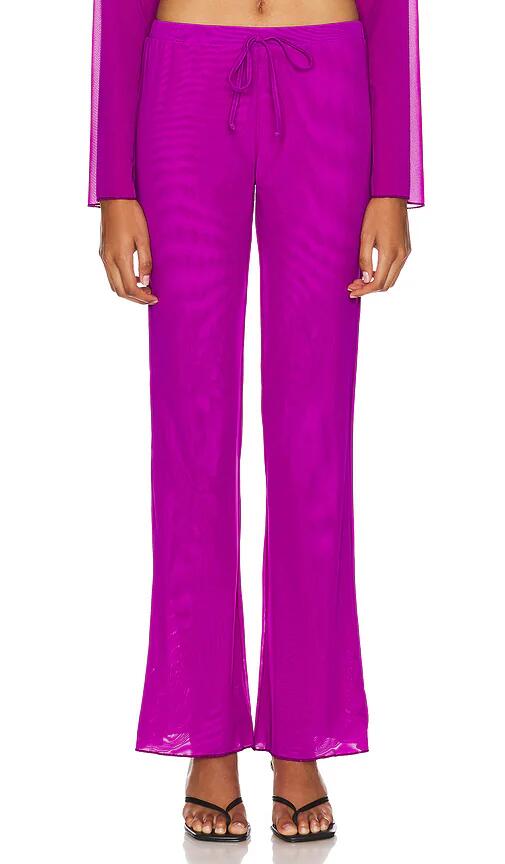 Gonza Wide Leg Pants in Purple Cover