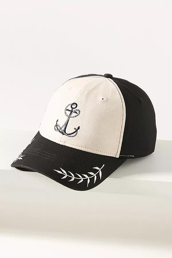 Coney Island Picnic Nautical Monogram Cap Cover