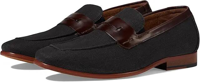 Stacy Adams Gill Saddle Slip-On Loafer (Black Multi) Men's Lace Up Wing Tip Shoes Cover