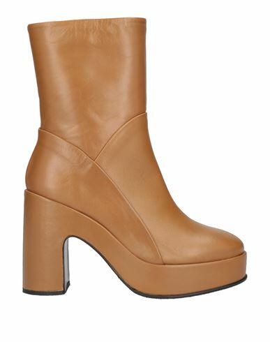 Equitare Woman Ankle boots Camel Soft Leather Cover