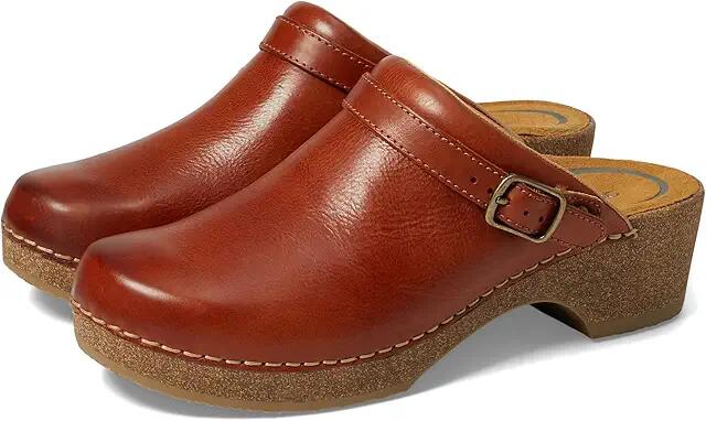 Aetrex Beckie (Cognac) Women's Flat Shoes Cover