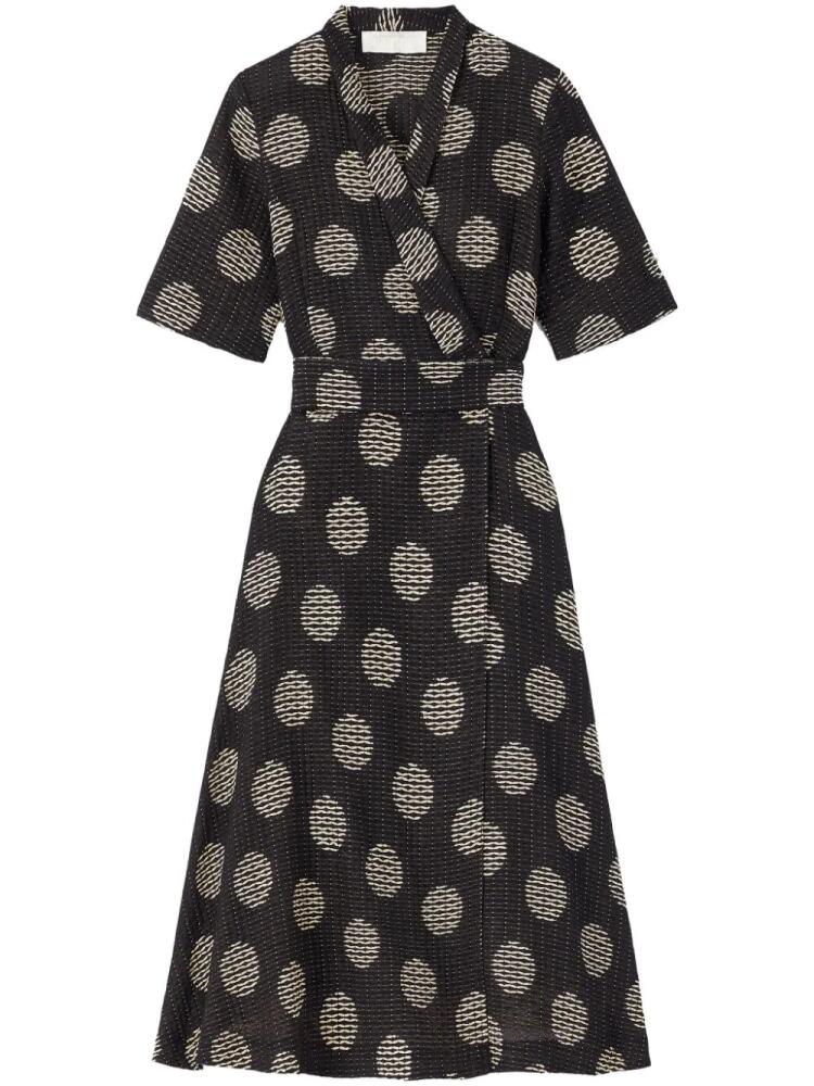 DESTREE Lee polka-dot midi dress - Black Cover