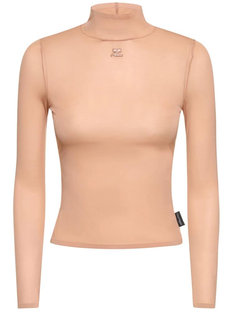 COURREGES Jersey 2nd Skin Top Cover