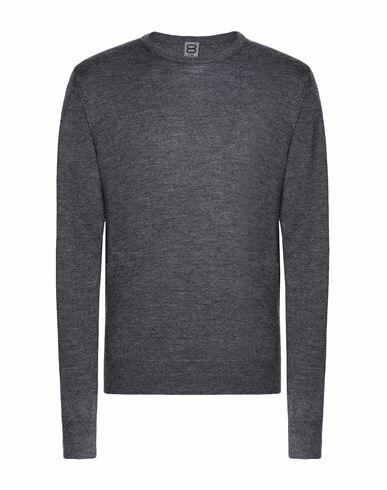 8 By Yoox Merino Wool Essential Crewneck Sweater Man Sweater Steel grey Merino Wool Cover