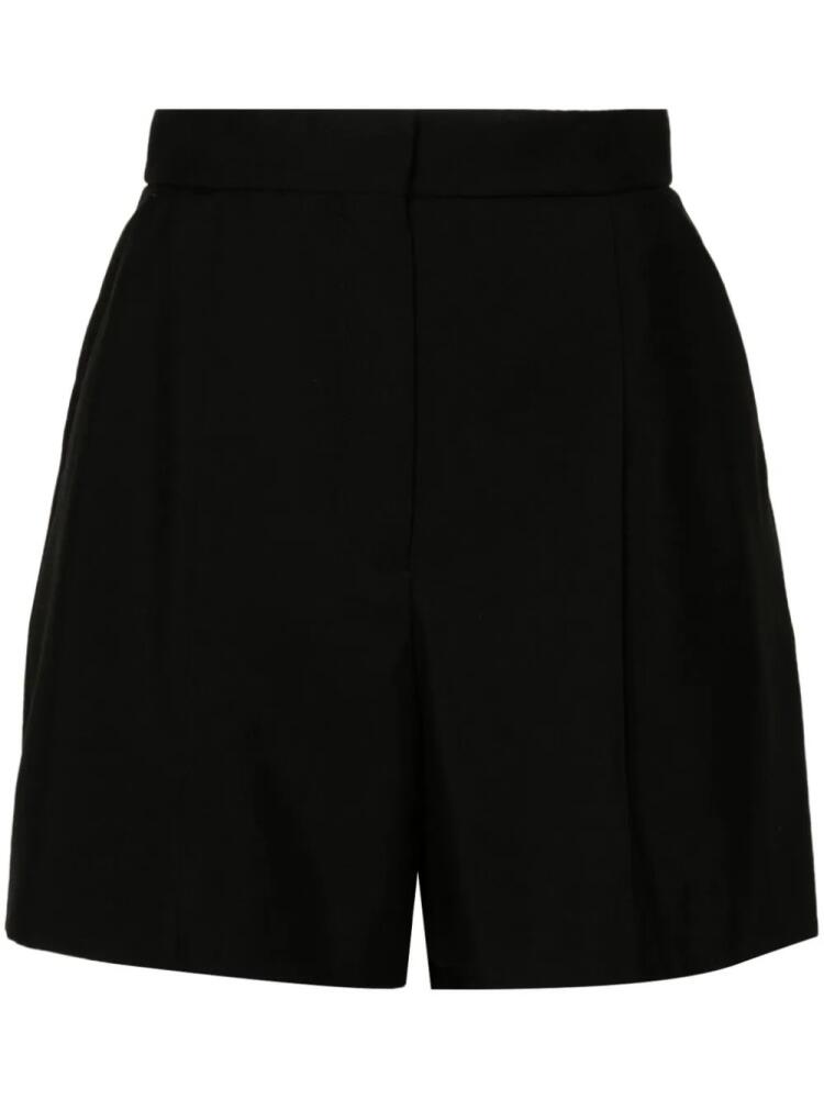 Alexander McQueen pleat-detail wool shorts - Black Cover