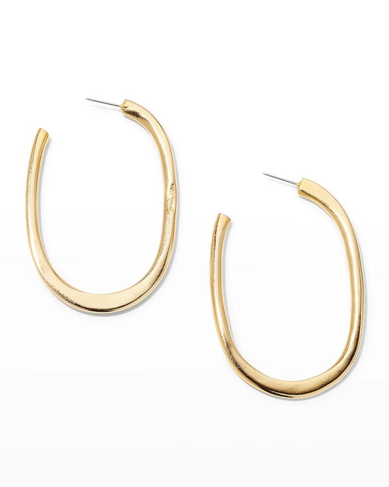 Ben-Amun Gold Hoop Earrings, 2.75"L Cover