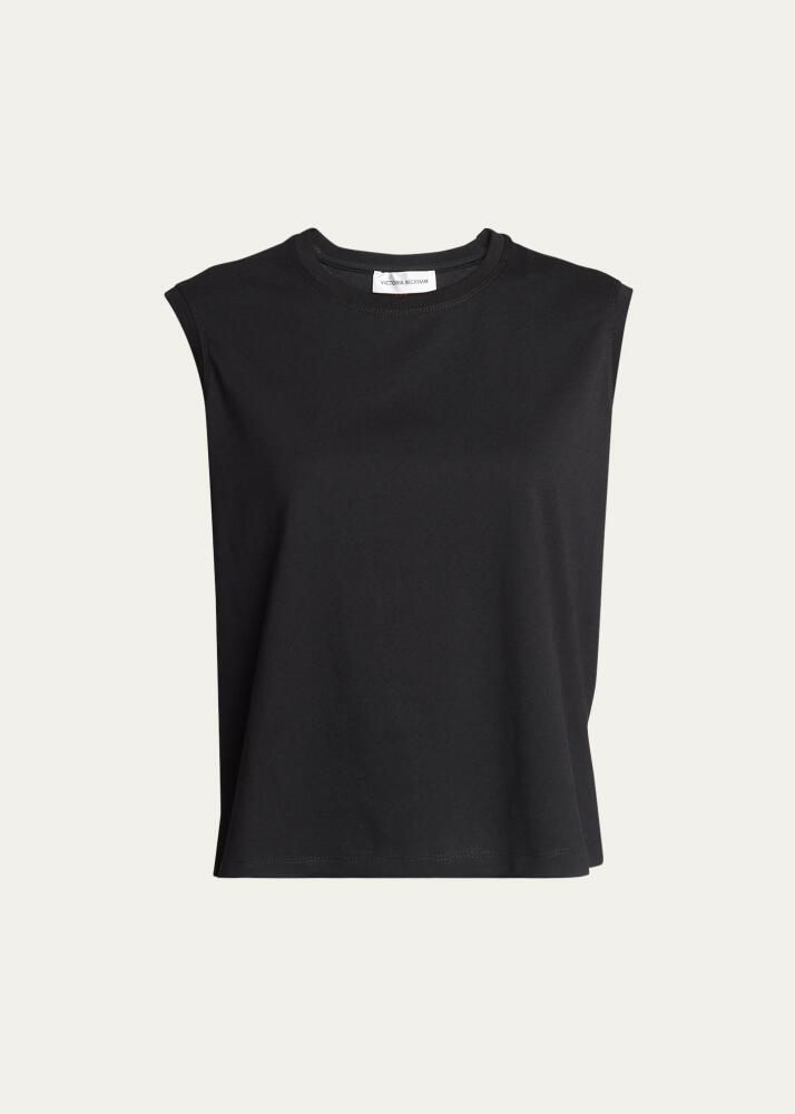 Victoria Beckham Boxy Sleeveless T-Shirt Cover