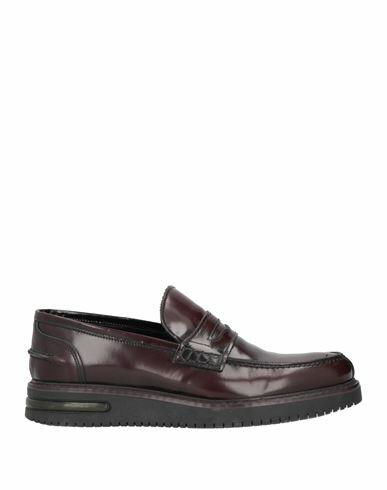 Bruno Verri Man Loafers Burgundy Soft Leather Cover