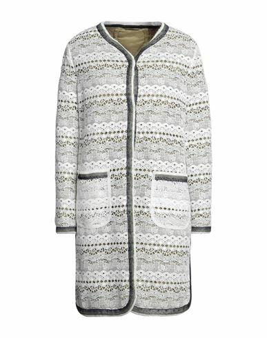 Ermanno Scervino Woman Coat White Polyester, Polypropylene, Viscose Cover