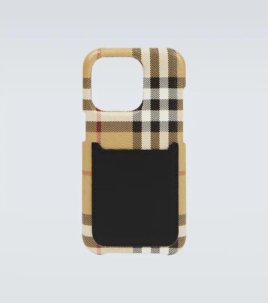 Burberry Vintage Check iPhone 14 Pro case Cover