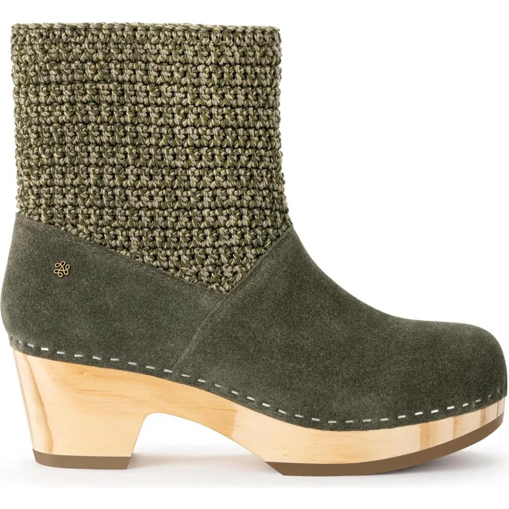 The Sak Paloma Clog Boots in Moss Suede Cover