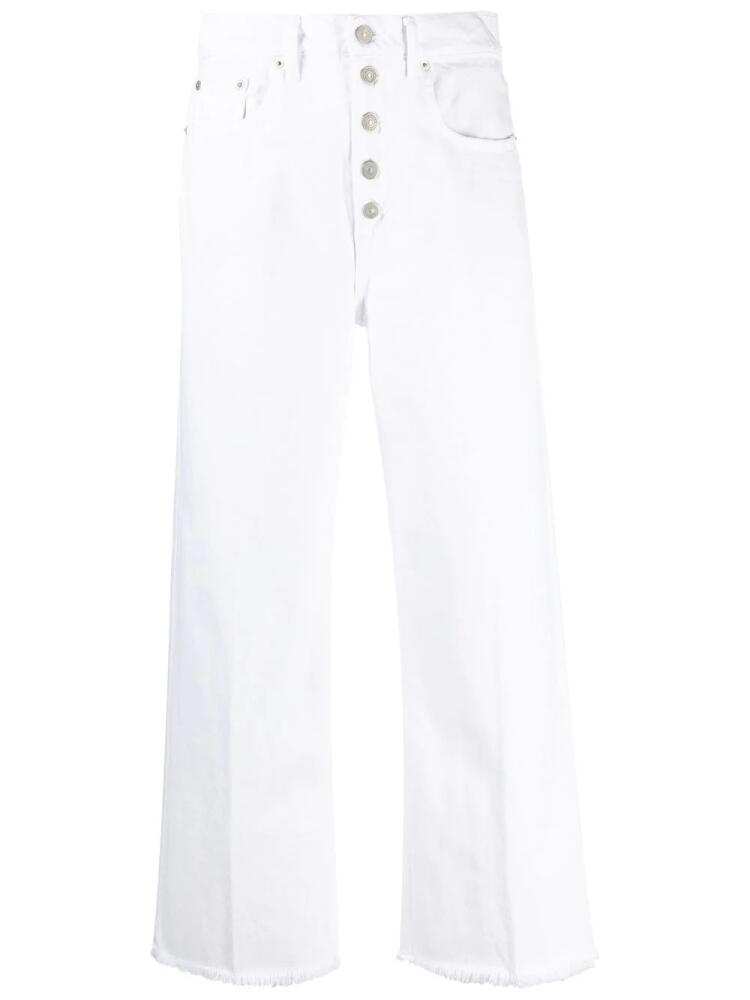 Polo Ralph Lauren cropped wide-leg jeans - White Cover