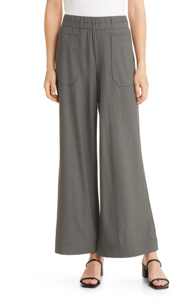 Wit & Wisdom High Waist Patch Pocket Wide Leg Pants in Laurel Wreath Cover