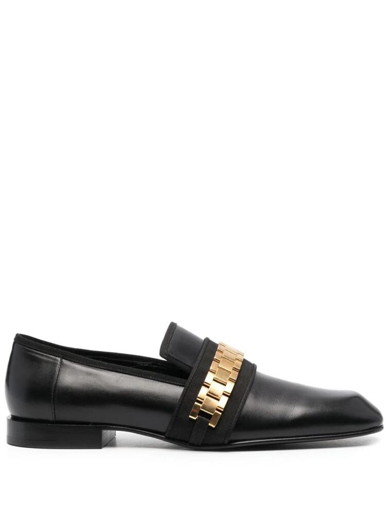 Victoria Beckham chain-link detail loafers - Black Cover