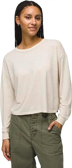 Prana Cozy Up LS Crew (Canvas) Women's Sweatshirt Cover