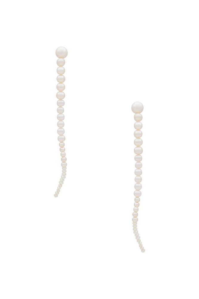 Loren Stewart Genesis Pearl Earrings in Ivory Cover