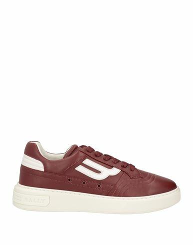 Bally Man Sneakers Burgundy Calfskin Cover