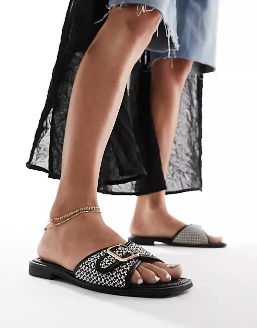 RAID Avalone flat sandals in black Cover