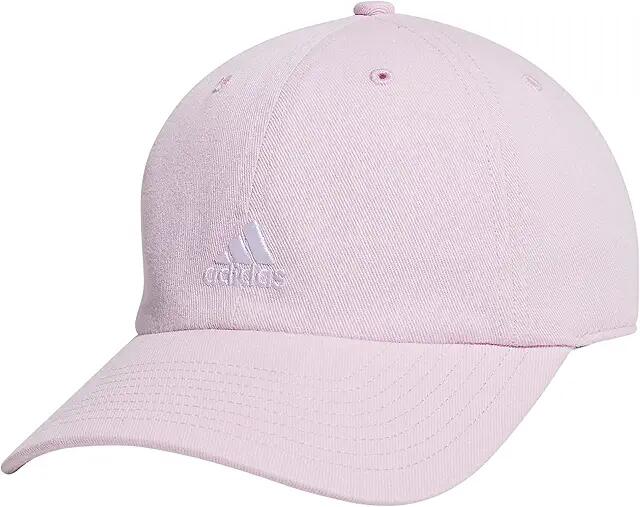 adidas Saturday Relaxed Adjustable Cap (Orchid Fusion Purple/White) Baseball Caps Cover