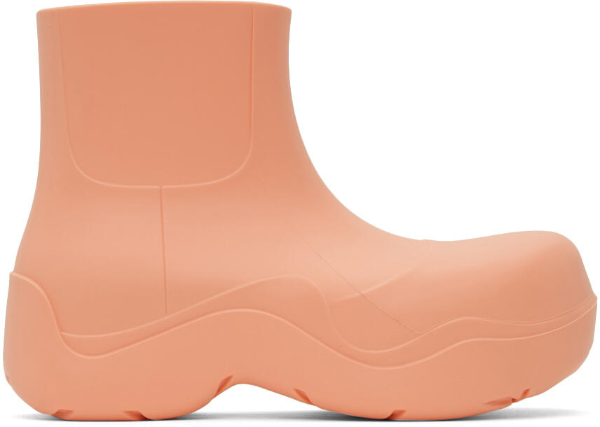 Bottega Veneta Pink Puddle Ankle Boots Cover