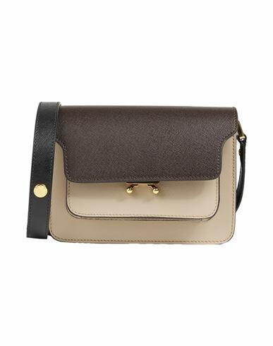 Marni Woman Handbag Light brown Calfskin Cover