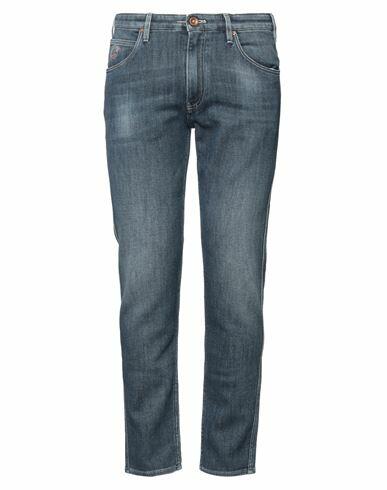 Hand Picked Man Jeans Blue Cotton, Elastane Cover