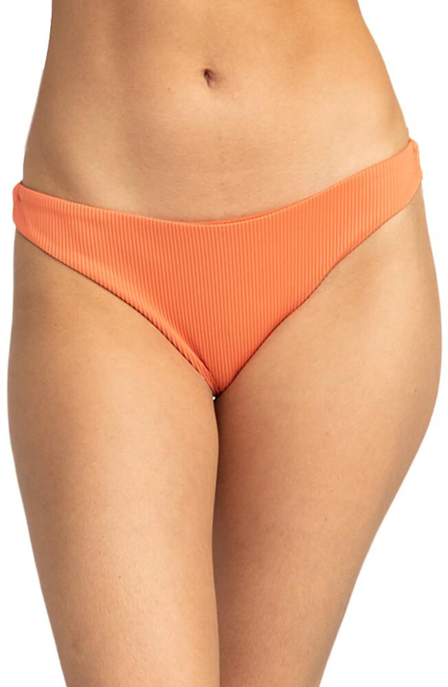 Roxy Rib Love The Baja Bikini Bottoms in Apricot Brandy Cover