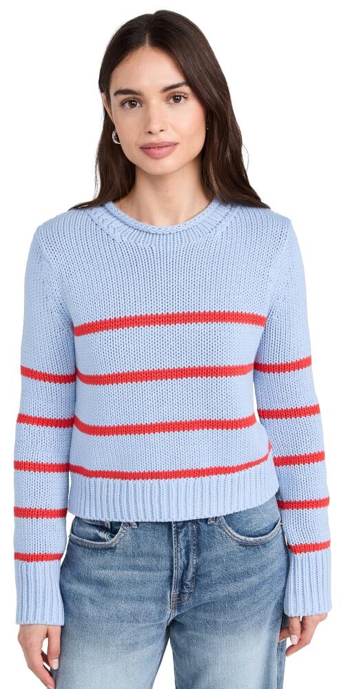 La Ligne Mini Marina Sweater Cornflower/Bright Red Cover