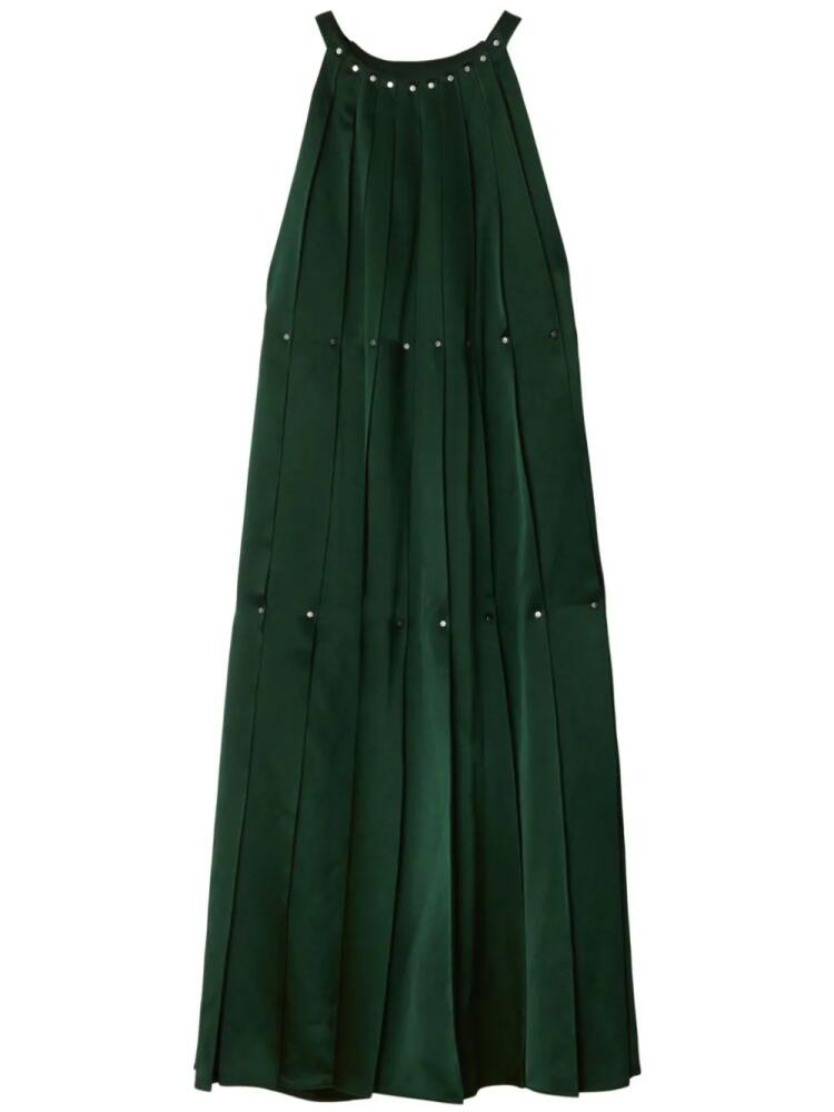 Burberry studded satin dress - Green Cover