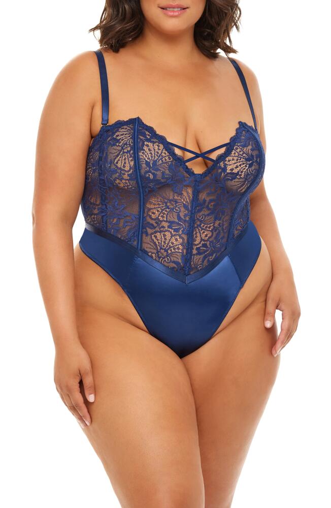 Oh La La Cheri Andie Lace Teddy in Estate Blue Cover