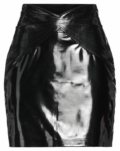 Aniye By Woman Mini skirt Black Polyester, Metallic fiber Cover