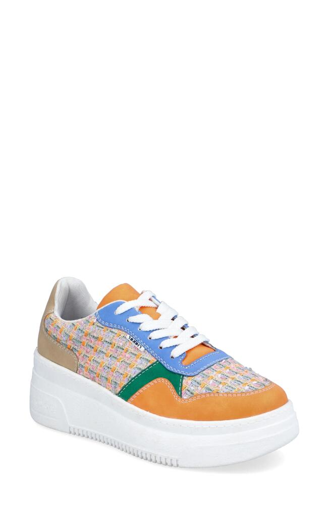 Rieker Jessy Platform Sneaker in Carrot Pastell-Orange Cover