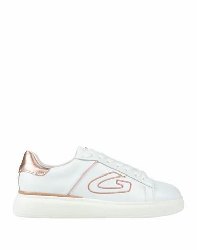 Alberto Guardiani Woman Sneakers White Leather Cover