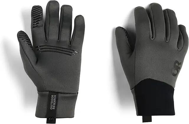 Outdoor Research Vigor Midweight Sensor Gloves (Charcoal) Extreme Cold Weather Gloves Cover