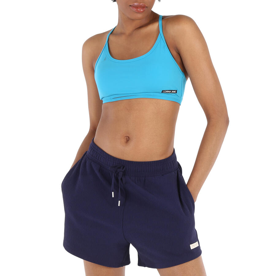 Lorna Jane Ladies Aqua Buzz Rebound Sports Bra Cover