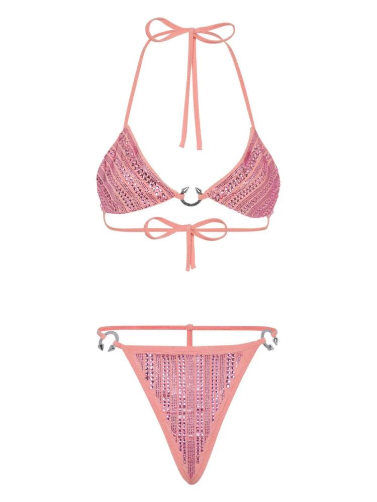 Philipp Plein crystal-embellished bikini - Pink Cover