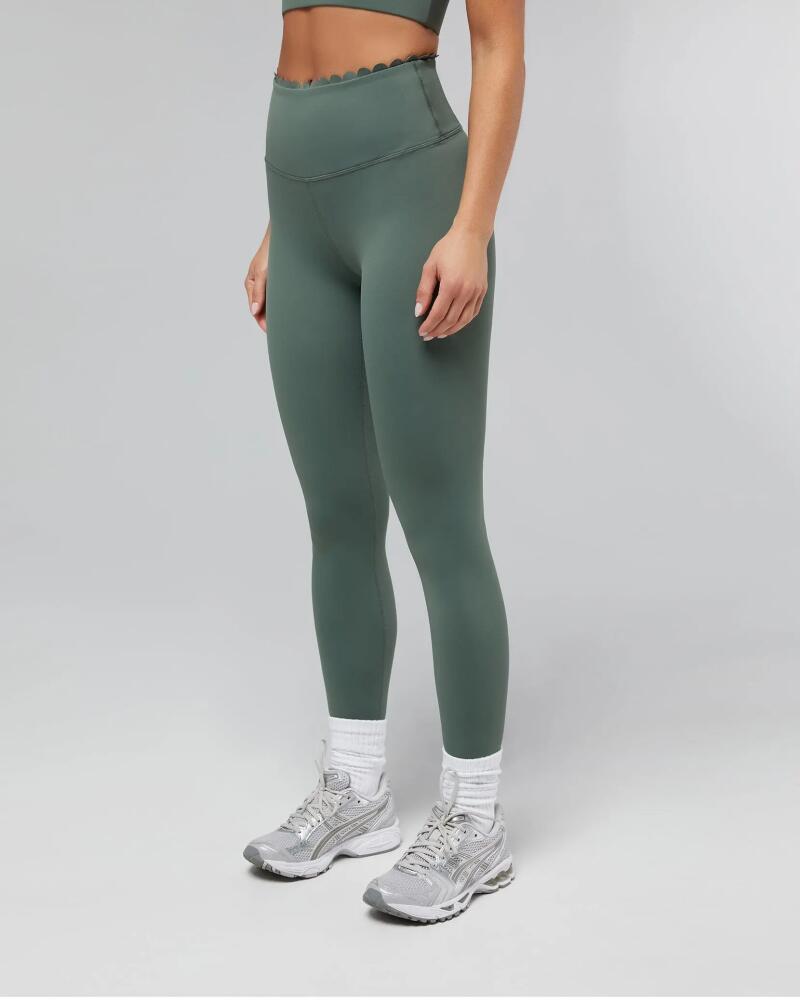 IVL Collective SCALLOP LEGGING in Deep Sage Cover