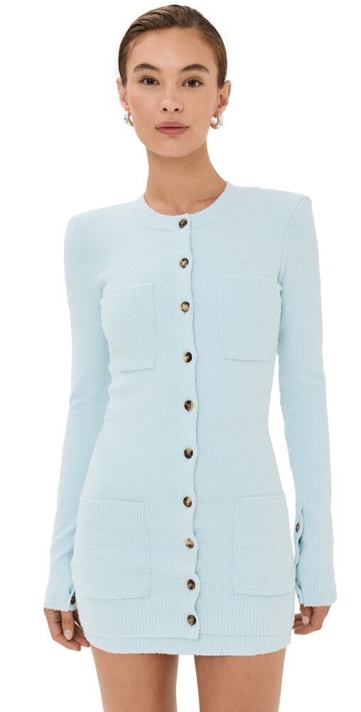 WARDROBE. NYC Knit Cardigan Ice Blue Cover