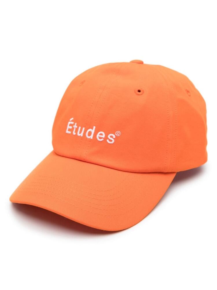 Etudes Booster logo-embroidered baseball cap - Orange Cover