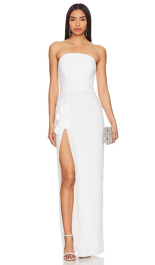 Amanda Uprichard x REVOLVE Wolfe Gown in Ivory Cover