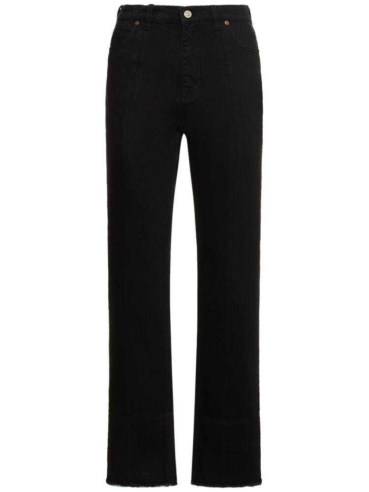 VICTORIA BECKHAM High-waist Tapered Crop Jeans Cover