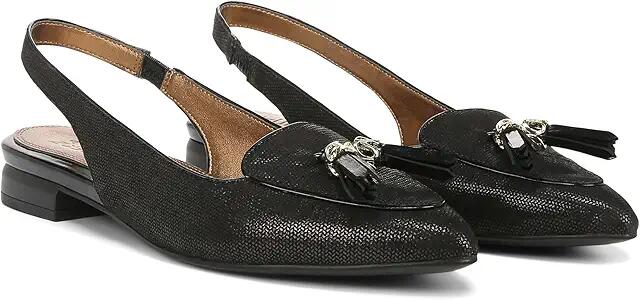 Naturalizer Juliana Slingbacks (Black Metallic Leather) Women's Maryjane Shoes Cover