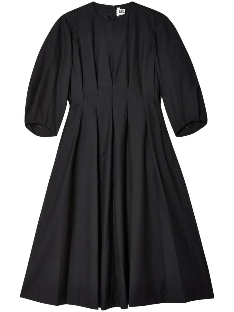 Noir Kei Ninomiya pleated midi dress - Black Cover