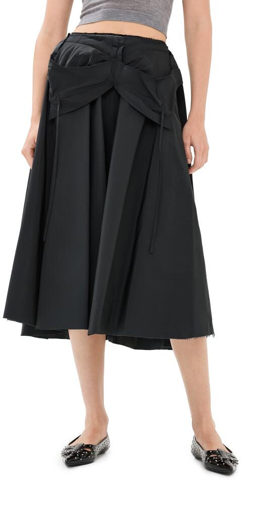 Maison Margiela Midi Skirt Black Cover