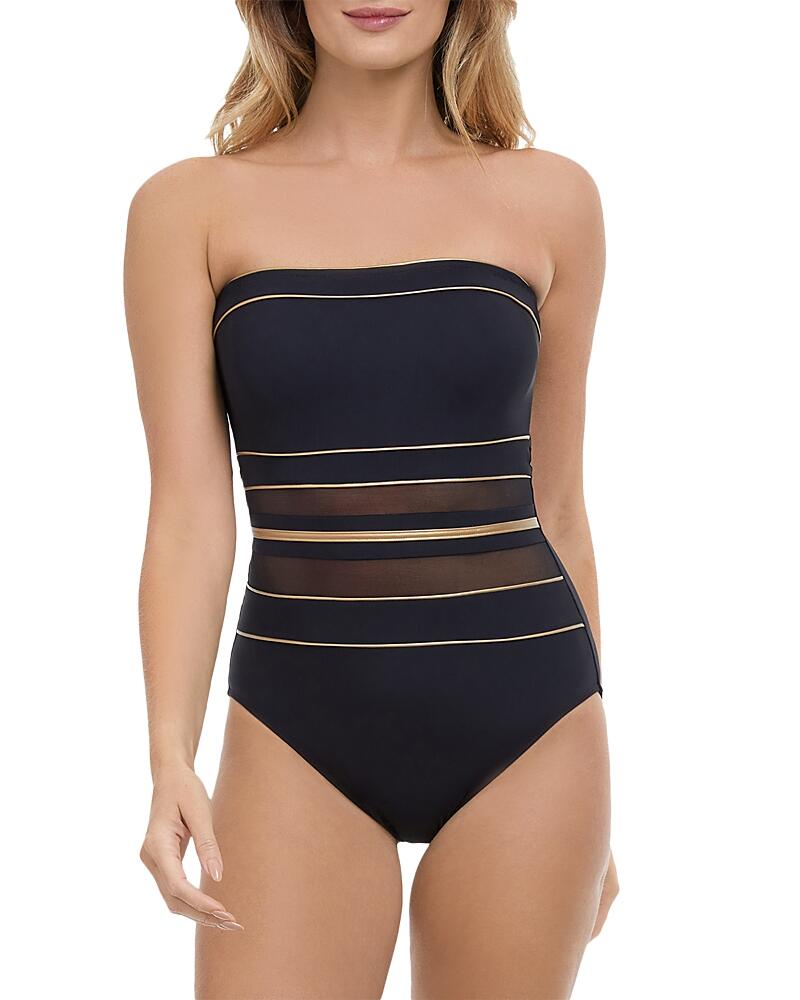 Gottex Bandeau One Piece Swimsuit Cover